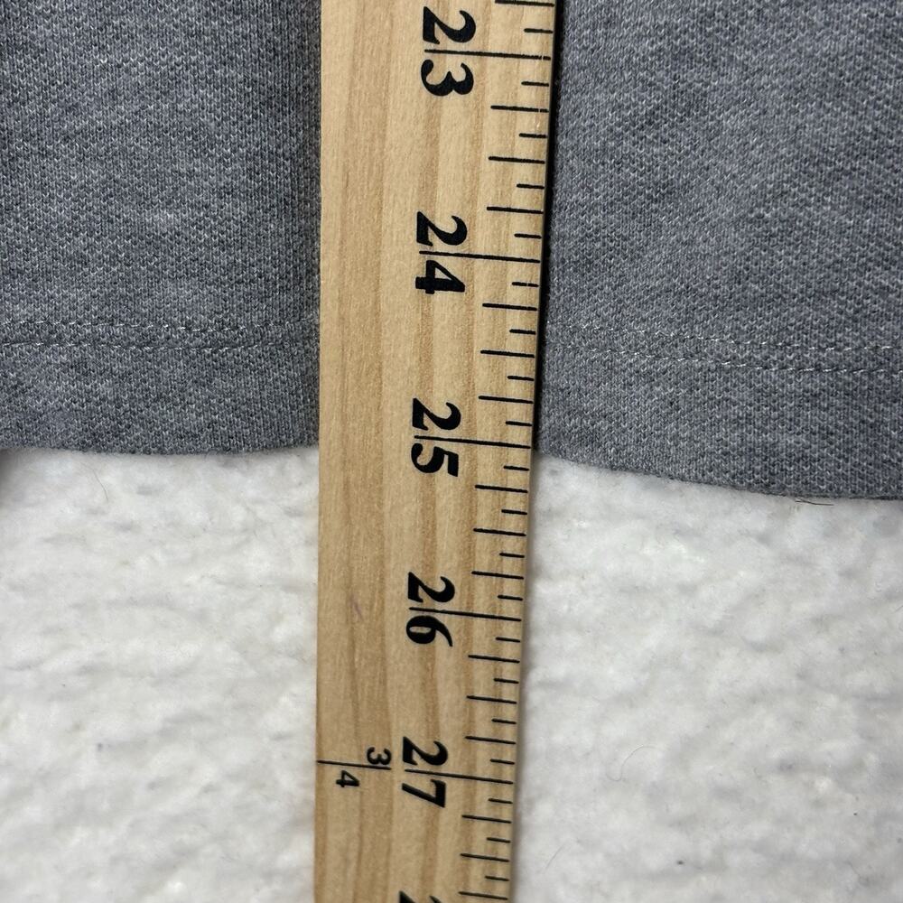 Aeropostale Polo Shirt Women Size XL A87 logo 5-Button Pique School Uniform Gray - Picture 8 of 8